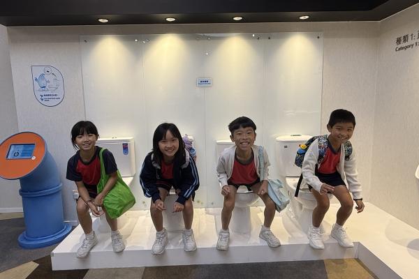 小四學生在水知園學習水資源的可貴 